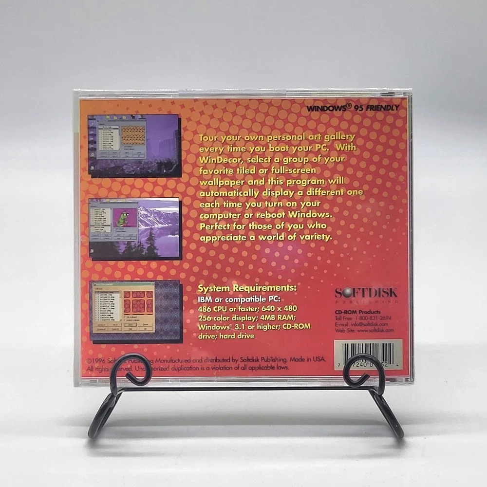 Vintage Computer Software Cd-Roms By Softdisk Publishing New & Sealed